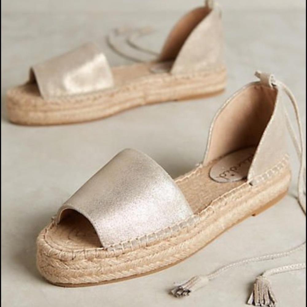 Splendid Edna leather espadrilles